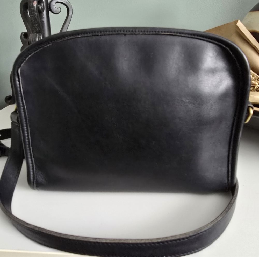 Coach Black Leather Crossbody Bag - Picture 2 of 7